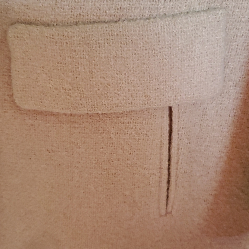 Hockanum Vintage 1950's Coat Camel Mink collar , front pockets - Picture 4 of 7